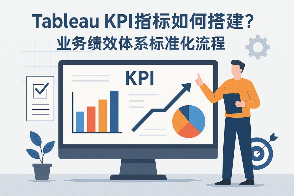 Tableau KPI指标如何搭建？业务绩效体系标准化流程